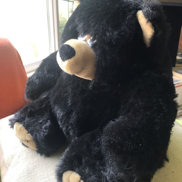 Vintage black Teddybear from 1989 EUC - Picture 6 of 8